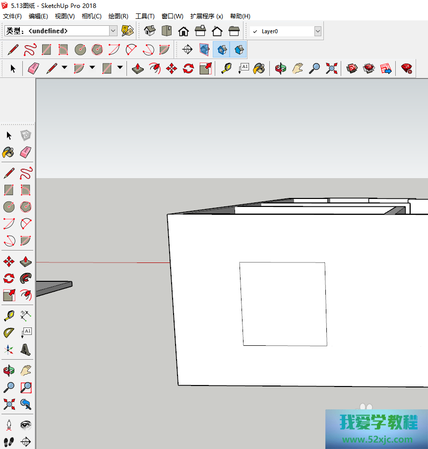 草图大师SketchUp怎么制作窗户？